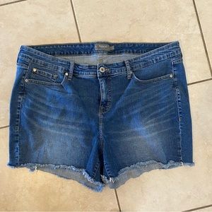 Torrid jean shorts size 22